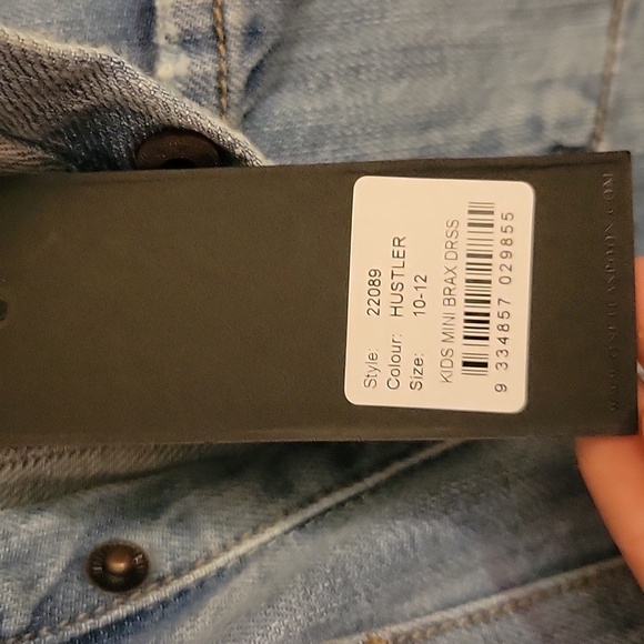 One Teaspoon Denim Dress Kids NWT - Picture 4 of 8